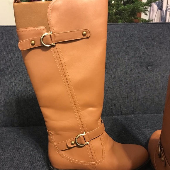 Vegan (Extra Wide Calf) Knee-High Riding Boots - Picture 6 of 6